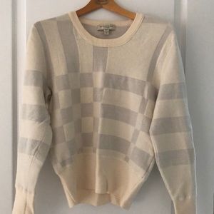 burberry plaid sweater